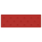 Pannelli Murali 12 pz Rosso Vino 90x30 cm in Similpelle 3,24 m²