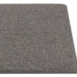 Pannelli Murali 12 pz Grigio Chiaro 90x15 cm Tessuto 1,62 m²