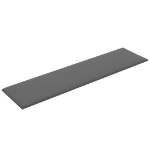 Pannelli Murali 12 pz Grigio Chiaro 60x15 cm Tessuto 1,08 m²