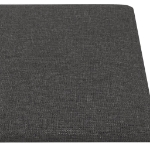 Pannelli Murali 12 pz Grigio Scuro 30x15 cm Tessuto 0,54 m²