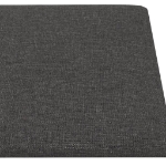 Pannelli Murali 12 pz Grigio Scuro 90x30 cm Tessuto 3,24 m²