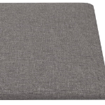 Pannelli Murali 12 pz Grigio Chiaro 30x15 cm Tessuto 0,54 m²