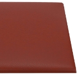 Pannelli Murali 12 pz Rosso Vino 60x30 cm Similpelle 2,16 m²