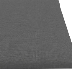 Pannelli Murali 12 pz Grigio Chiaro 60x15 cm Tessuto 1,08 m²