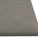 Pannelli Murali 12 pz Grigio Chiaro 60x15 cm Velluto 1,08 m²