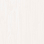 Porta del Granaio Bianca 90x1,8x204,5 cm Legno Massello di Pino