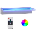 Sfioratore a Cascata con LED RGB Acciaio Inox 45 cm