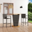 Set Bar da Giardino 3 pz Grigio
