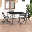 Set da Pranzo da Giardino 5 pz in Acciaio