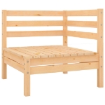 Set Salotto da Giardino 4 pz in Legno Massello di Pino