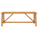 Set Mobili da Pranzo per Giardino 7 pz Marrone