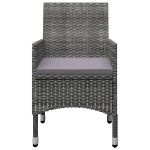 Set Mobili da Pranzo per Giardino 3 pz Grigio