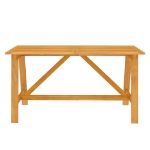 Set Mobili da Pranzo per Giardino 5 pz Legno Massello di Acacia