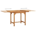 Set da Pranzo da Giardino 5 pz in Legno Massello di Teak