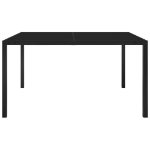 Set da Pranzo da Giardino 5 pz in Acciaio