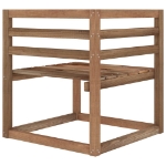 Divano Giardino Pallet 3 Posti Cuscini Verde Chiaro Legno Pino