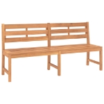 Set da Pranzo per Giardino 4 pz in Legno Massello di Teak