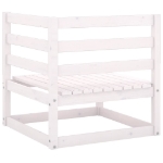 Set Divani da Giardino 3 pz con Cuscini Legno Massello di Pino