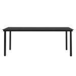 Set da Pranzo da Giardino e Cuscini 9 pz in Polyrattan e Vetro