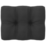 Set Divani da Giardino 11 pz con Cuscini Massello di Pino Nero