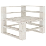 Set Divani da Giardino su Pallet 5 pz con Cuscini Neri in Legno