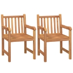 Set da Pranzo per Giardino 4 pz in Legno Massello di Teak