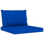 Set Divani da Giardino 5 pz con Cuscini Blu