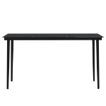 Set da Pranzo per Giardino 7 pz con Cuscini Marrone