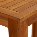 Set da Bar per Giardino 7 pz in Legno Massello di Acacia
