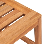 Set da Pranzo da Giardino 7 pz in Legno Massello di Teak