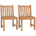 Set da Pranzo per Giardino 4 pz in Legno Massello di Teak