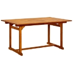 Set Mobili da Pranzo da Giardino 7 pz Legno Massello di Acacia