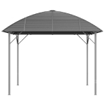 Gazebo con Tetto ad Arco 3x3 m Antracite