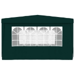 Gazebo Professionale con Pareti 4x4 m Verde 90 g/m²