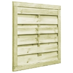 Cancello da Giardino in Legno Impregnato 100x100 cm Verde