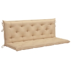 Cuscino per Dondolo Beige 150 cm in Tessuto