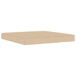 Cuscino per Pouf su Pallet Beige in Tessuto