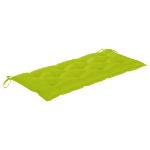 Cuscino per Dondolo Verde Brillante 120 cm in Tessuto