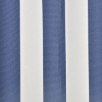 Tenda Parasole in Tela Blu e Bianco 4x3m (Telaio non Incluso)