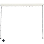 Tenda da Sole Retrattile con LED 300x150 cm Crema