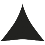 Parasole a Vela Oxford Triangolare 4,5x4,5x4,5 m Nero