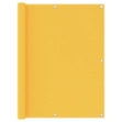 Paravento Balcone Giallo 120x600 cm Tessuto Oxford