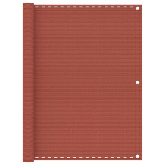Paravento da Balcone Terracotta  120x500 cm in HDPE