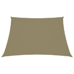 Parasole a Vela in Tela Oxford Quadrato 6x6 m Beige