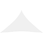 Parasole a Vela Oxford Triangolare 3,6x3,6x3,6 m Bianco