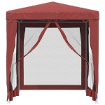 Tenda per Feste con Pareti Laterali in Rete 2x2 m HDPE