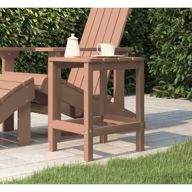 Tavolo da Giardino Adirondack Marrone 38x38x46 cm HDPE