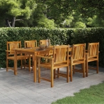 Tavolo da Giardino 200x100x74 cm in Legno Massello di Acacia