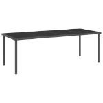 Set da Pranzo per Esterni 11 pz in Acciaio