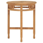 Set da Pranzo da Giardino 3 pz in Legno Massello di Teak